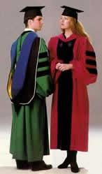 doctoral gowns and caps