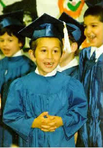 kindergarten cap and gown